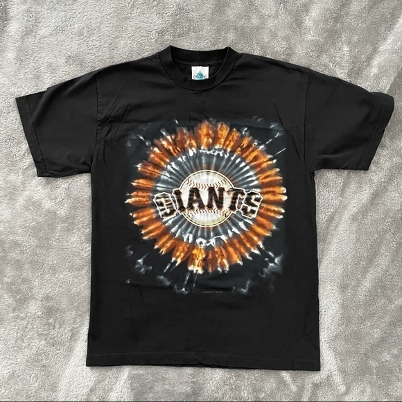 Tour Champ MLB Giants Baseball Tie Die Graphic T-Shirt Size Medium - Picture 1 of 6